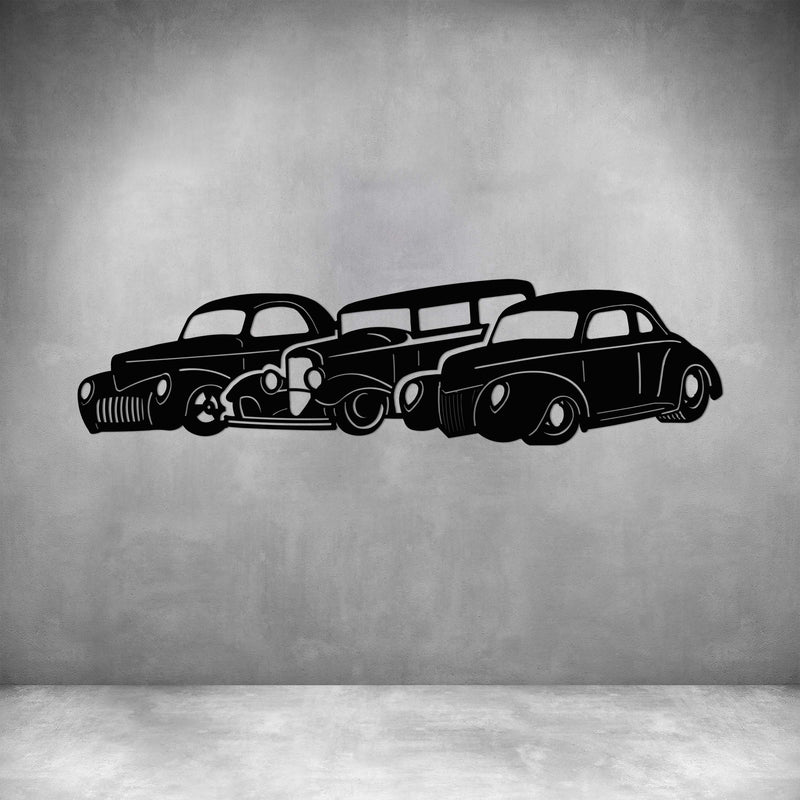 3 Vintage Cars