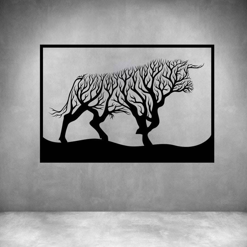 Bull Tree Art