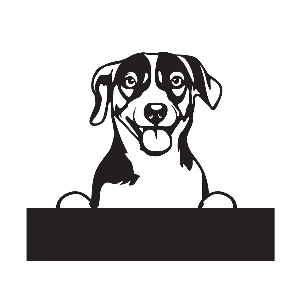Jack Russell with Custom Text