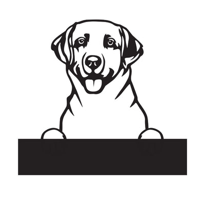 Labrador Retriever with Custom Text