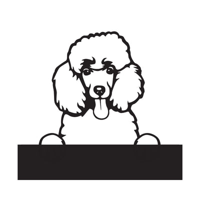 Poodle with Custom Text