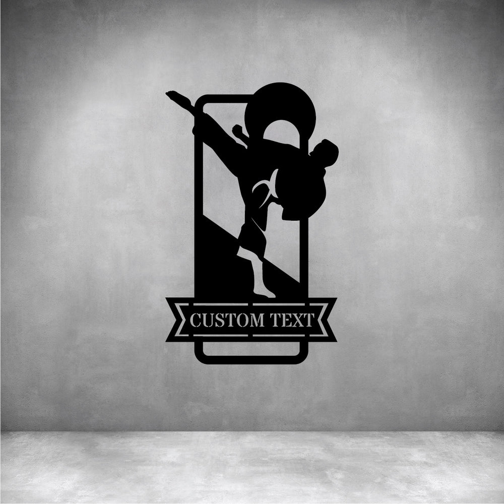 Male Karate with Custom Text