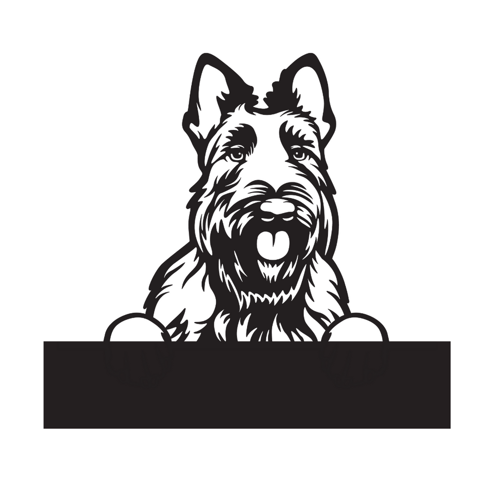 Scottish Terriers with Custom Text