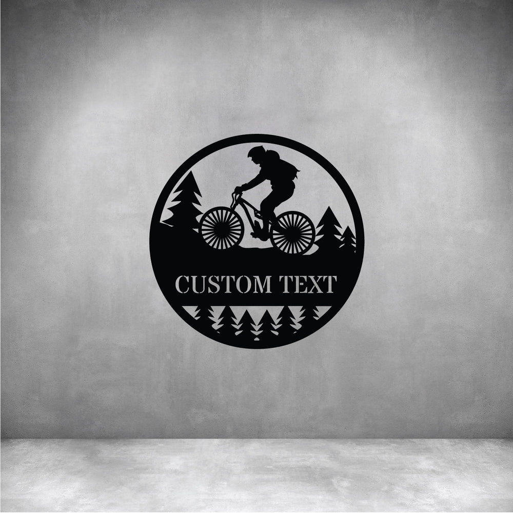 Mountain Bike with Custom Text