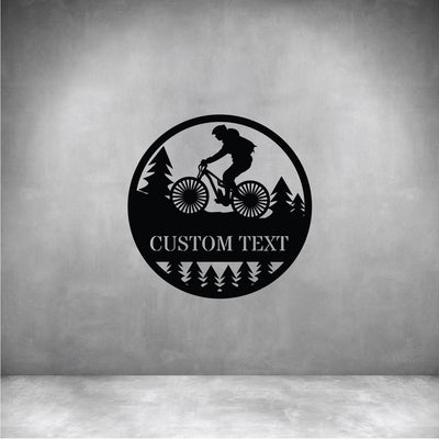 Mountain Bike with Custom Text