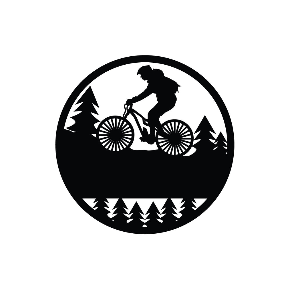 Mountain Bike with Custom Text