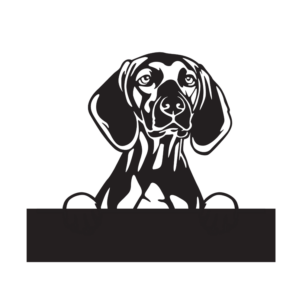 Vizslas with Custom Text
