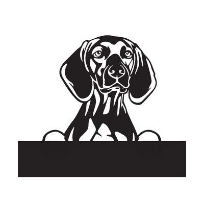 Vizslas with Custom Text