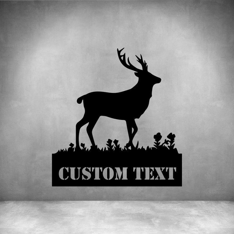 DEER WITH CUSTOM TEXT