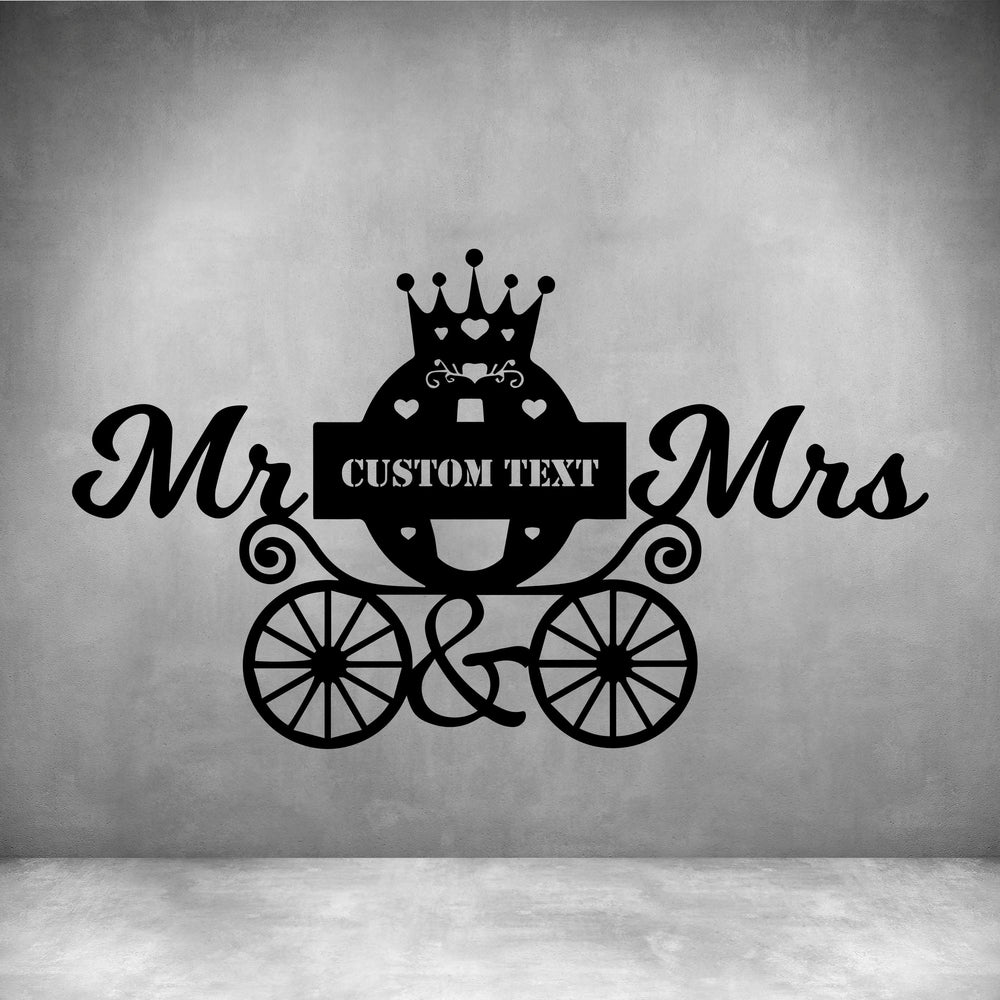 MR AND MRS 2 WITH CUSTOM TEXT