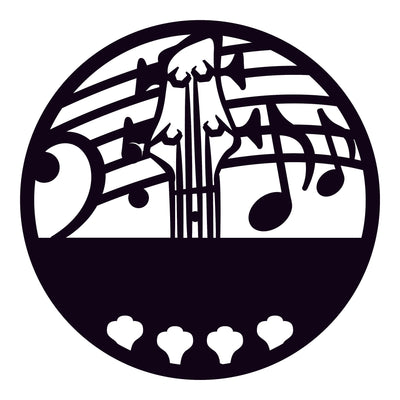 Guitar Head with Custom Text