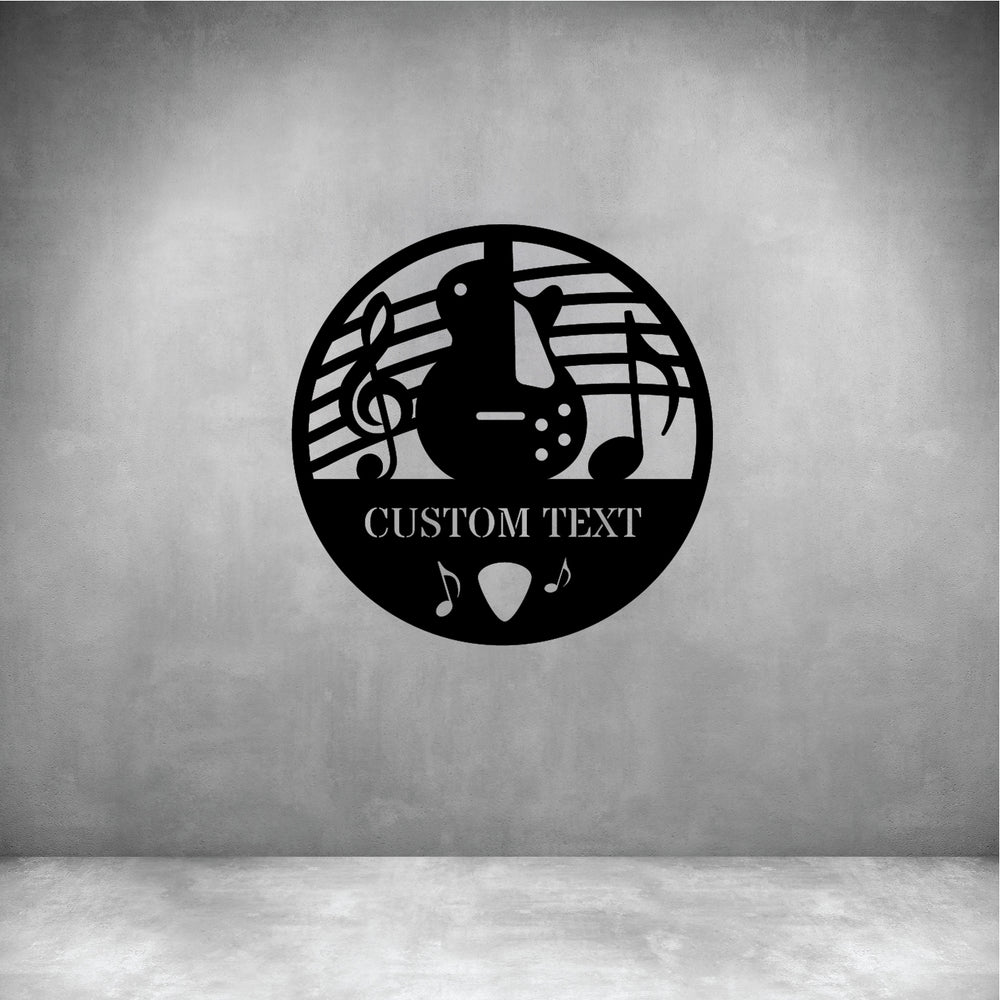 Guitar 2 with Custom Text