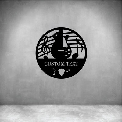 Guitar 2 with Custom Text