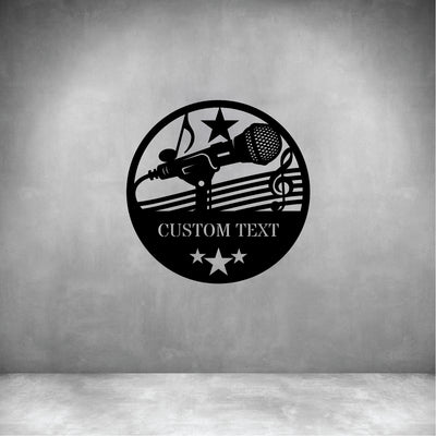 Mic with Custom Text
