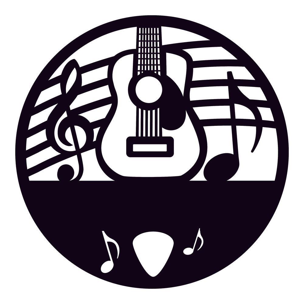 Guitar 3 with Custom Text