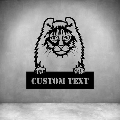 American Curl with Custom Text