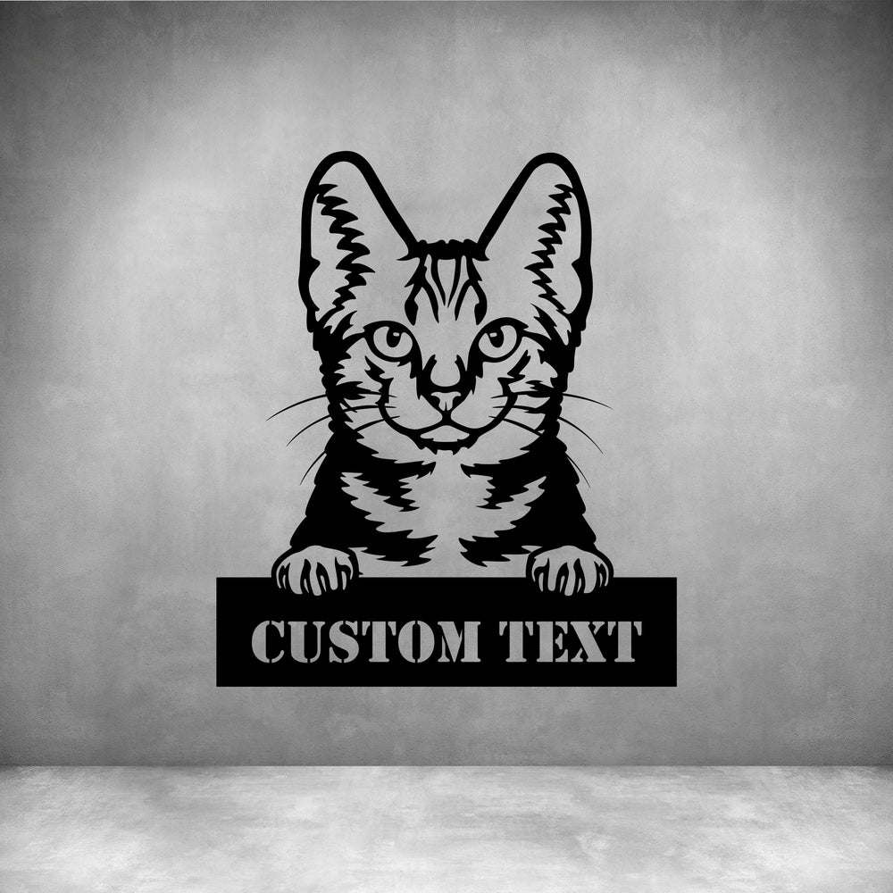American Shorthair with Custom Text