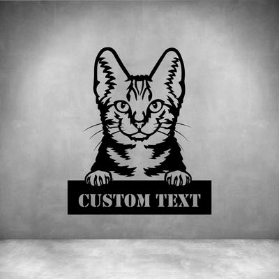 American Shorthair with Custom Text