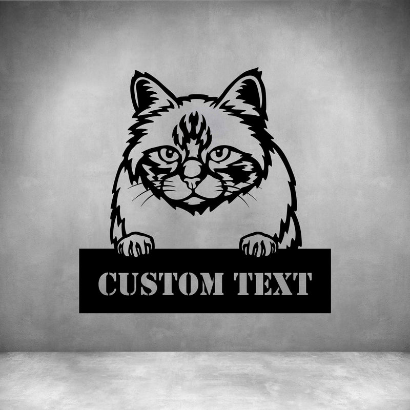 Birman with Custom Text