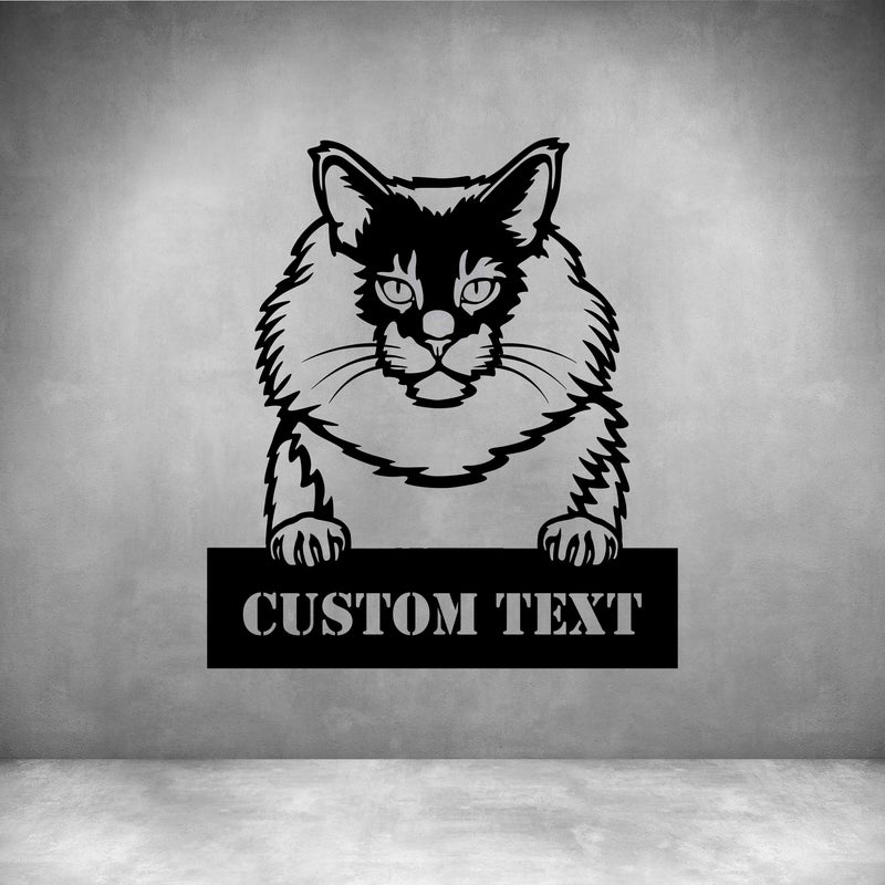 Maine Coon with Custom Text