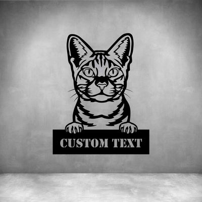 Ocicat with Custom Text