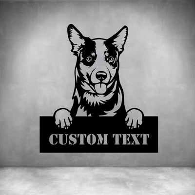 Australian Cattle Dog with Custom Text