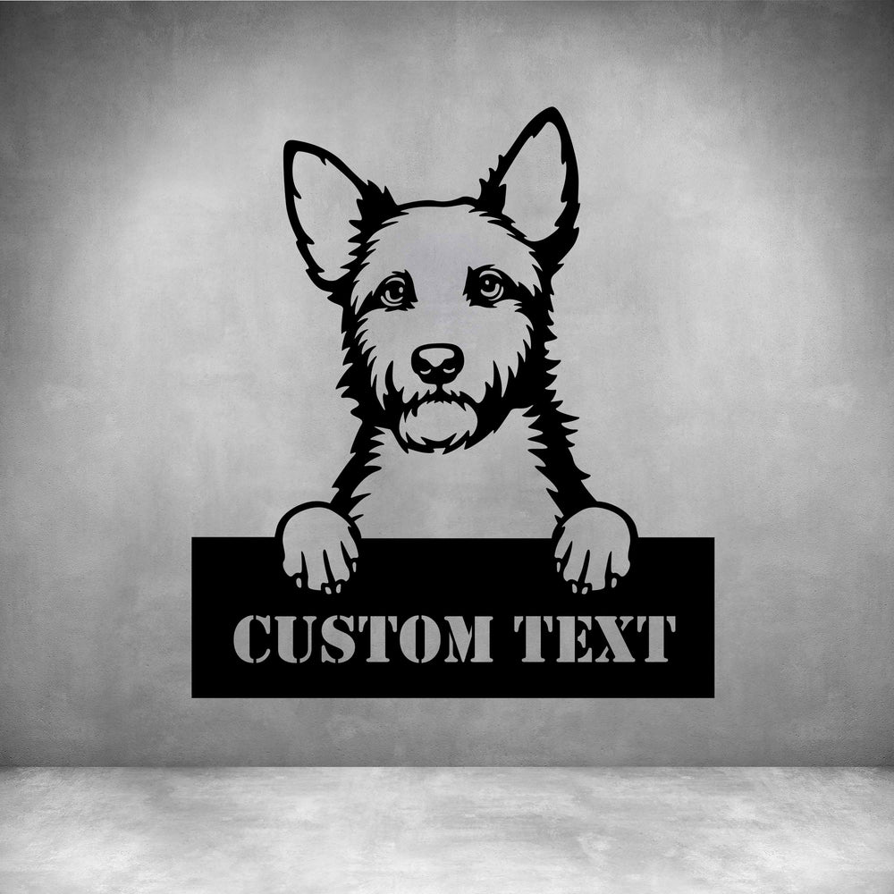 Australian Terriers with Custom Text