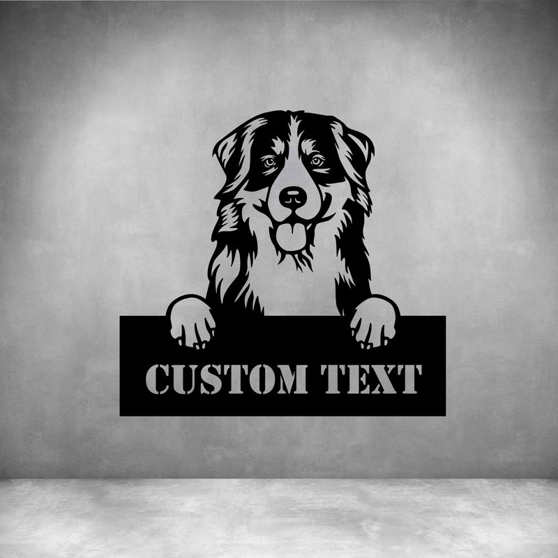 Bernese Mountain Dogs with Custom Text