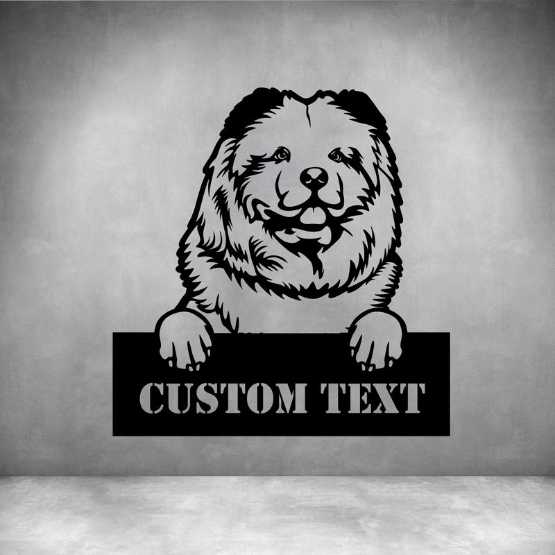 Chow Chows with Custom Text