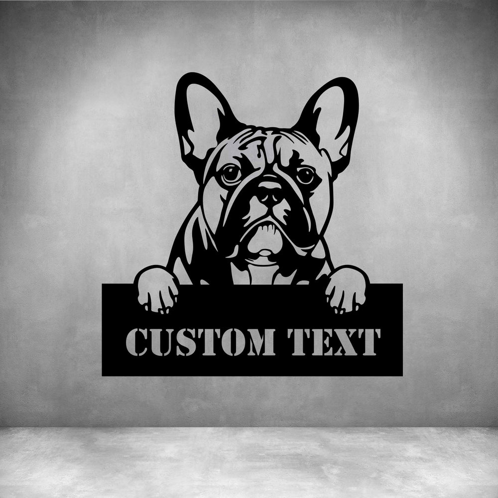 French Bulldog with Custom Text