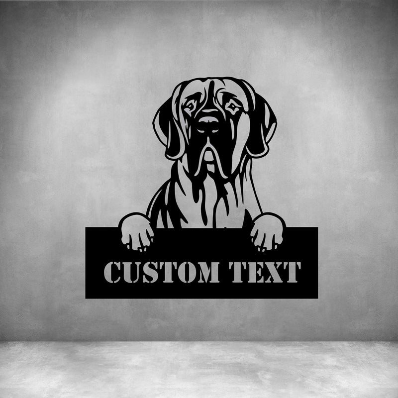 Great Danes with Custom Text