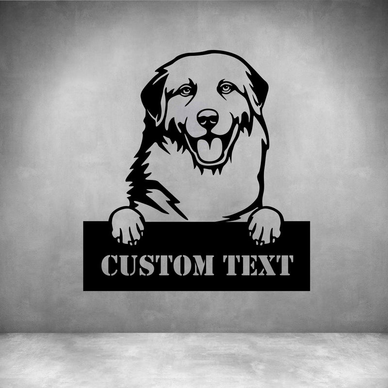 Great Pyrenees with Custom Text