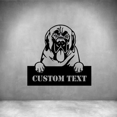 Mastiffs with Custom Text