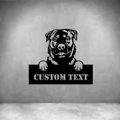 Rottweilers with Custom Text