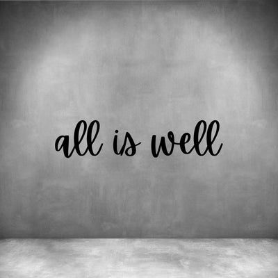 All is well - Design11