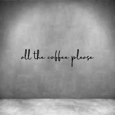 All the coffee please - Design11