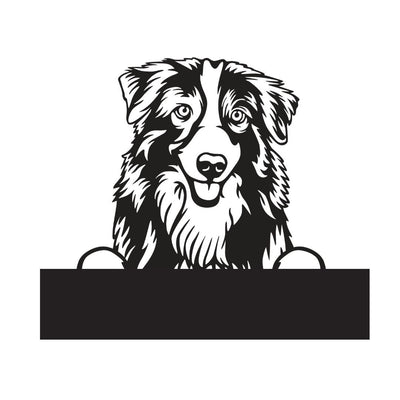 Australian Shepherd with Custom Text - Design11