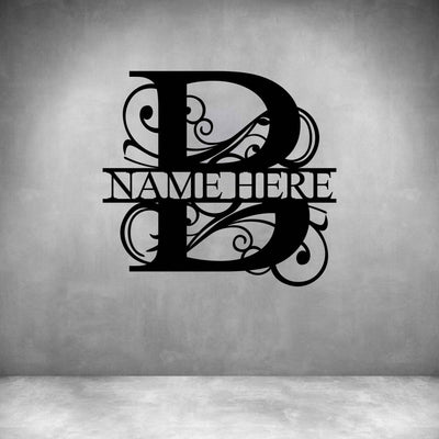 B - Alphabet Personalized Monograms - Design11