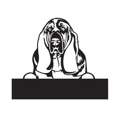 Basset Hounds with Custom Text - Design11