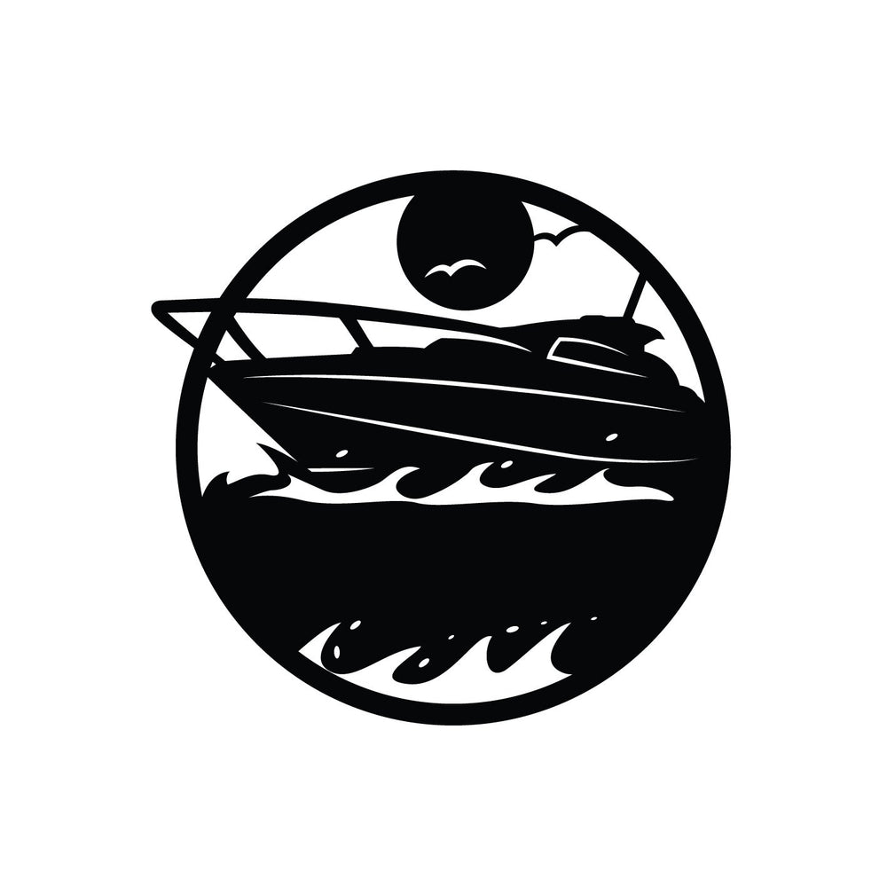 Boat with Custom Text – Design11