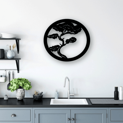 Bonsai Tree in Circle - Design11