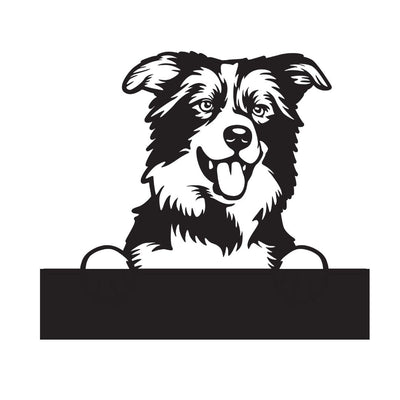 Border Collies with Custom Text - Design11