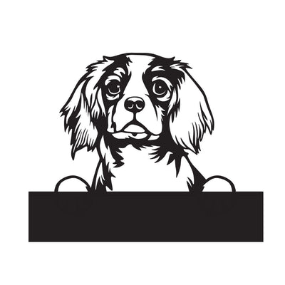 Cavalier King Charles Spaniel with Custom Text - Design11