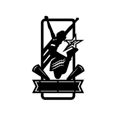 Cheerleader 1 with Custom Text - Design11