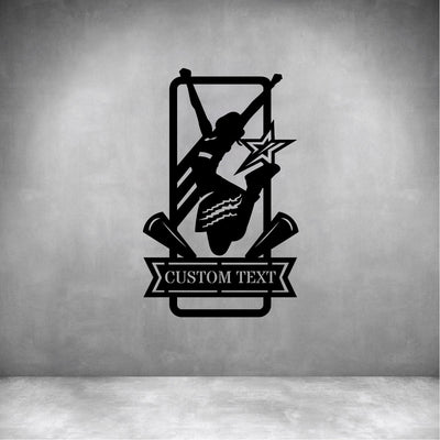 Cheerleader 1 with Custom Text - Design11