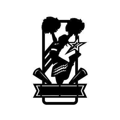 Cheerleader 2 with Custom Text - Design11