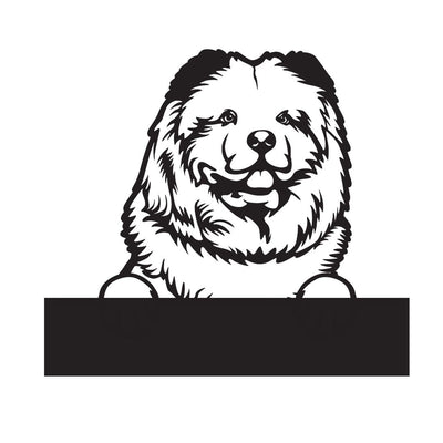Chow Chows with Custom Text - Design11