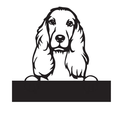 Cocker Spaniel with Custom Text - Design11
