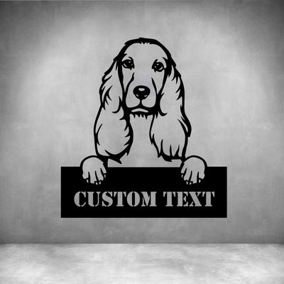 Cocker Spaniel with Custom Text - Design11