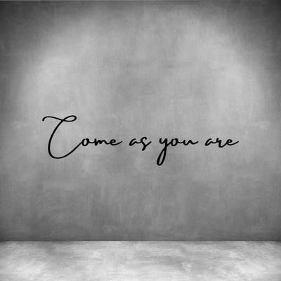 Come as you are - Design11